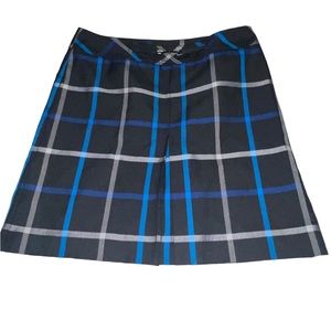 LOFT Plaid Skirt With Side Zip Size 6